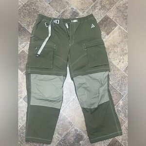 Nike ACG Olive and Gray Cargo Pants